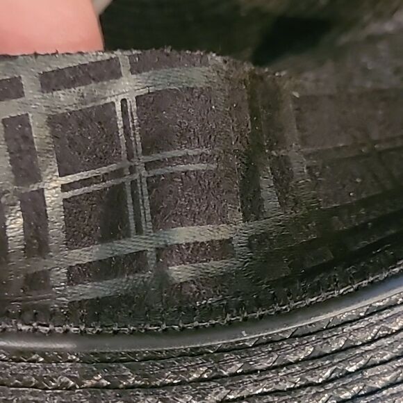 Dobbs  of New York sz 8 black straw Fedora hat. NWT - Picture 5 of 7